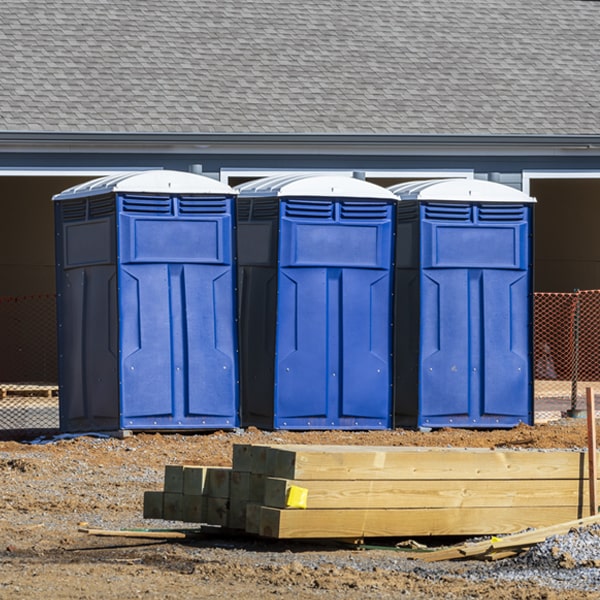 is there a specific order in which to place multiple porta potties in Jamestown Missouri